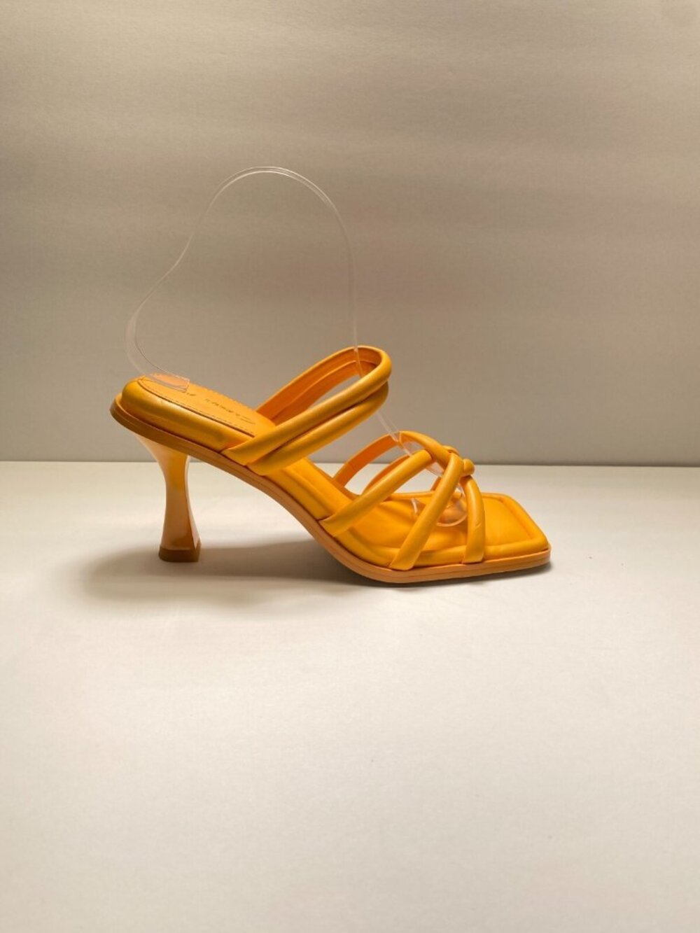 Sam Edelman Circus Orange Savanna Strap Cushion Sandal Sz 7